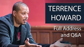 Terrence Howard  Full Address and QampA  Oxford Union [upl. by Sauveur]