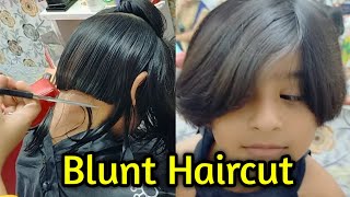 HOW TO DO BLUNT HAIR CUT BY RENU CHAUHAN 2020  BLUNT HAIRCUT  BABY HAIRCUT  BLUNT HAIR CUTTING [upl. by Etoile542]