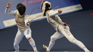 Paris World Cup Womens Foil Highlights PART 2 [upl. by Molly]