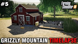 FS19 Grizzly Mountain Timelapse 5 The One With The Chickens [upl. by Horick]