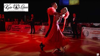 Marco Sirocchi amp Dora Kilin Amateur Standard Foxtrot presentation Kyiv Open Championship 2021 [upl. by Tibbetts933]