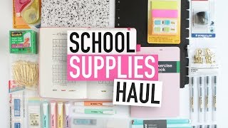 BACKTOSCHOOL SUPPLIES HAUL  University Stationery Essentials [upl. by Norrehc]