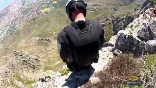 Sht Guy With Wingsuit Crashes Into Mountains [upl. by Meibers]