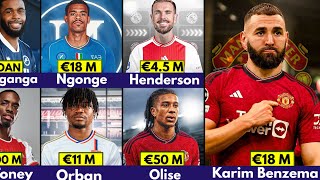 🚨 ALL CONFIRMED WINTER TRANSFER 204✅️ BENZEMA TO MANCHESTER UNITED🔥 HENDERSON Olise Drăgușin Ton [upl. by Circosta]