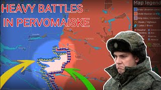 Heavy battles in Pervomaiske  Tonenke 25 March 2024 [upl. by Land]