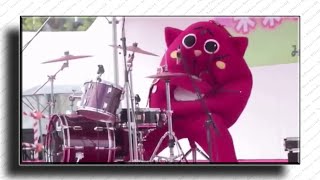 🥁 Costumed person Destroys the Drums at Children’s Music Concert 👗 [upl. by Doykos149]