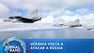 Possível reeleição de Putin coincide com ataques ucranianos contra Rússia  Jornal da Band [upl. by Rika]