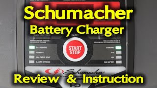 Schumacher Battery Charger  Review amp Instruction [upl. by Urien733]