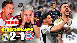 REACCIONANDO al MADRID 21 BAYERN MÚNICH ¡Siempre igual con este equipo [upl. by Orabelle681]