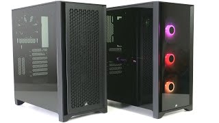 ausgepackt amp angefasst Corsair 4000D Airflow und iCUE 4000X RGB  neue Mittelklasse im Doppelpack [upl. by Retsehc]