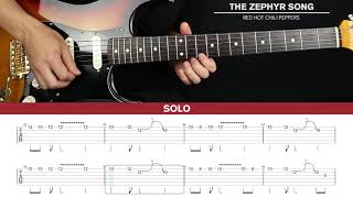 The Zephyr Song Guitar Cover Red Hot Chili Peppers 🎸Tabs  Chords [upl. by Amron]