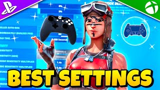 NEW BEST Controller SETTINGS  Sensitivity in Chapter 5 Fortnite Tutorial [upl. by Ludwog]