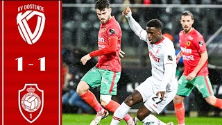 KV Oostende vs Royal Antwerp FC 11 Highlights  Ostende  Anvers  Croky Cup 2024 [upl. by Leibrag]