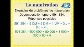 La numération exemples de problèmes [upl. by Fiedling]