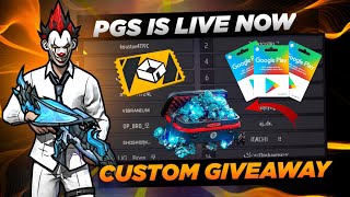 FREE FIRE LIVE GIVEAWAY CUSTOM ROOM  FF LIVE DIAMOND OR REDEEM CODE GIVEAWAY giveawaylivestream [upl. by Tadeo]