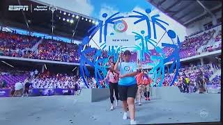 Team New York enters the stadium at the 2022 Special Olympics USA Games in Orlando Florida [upl. by Debora]