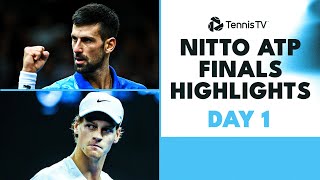 Jannik Sinner vs Stefanos Tsitsipas Nitto ATP Finals 2023 [upl. by Irena]