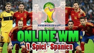 ONLINE World Cup 2014 DEUTSCH  SPANIEN  Erstes Spiel  Commentary  FIFAWM2014 [upl. by Ahsed]