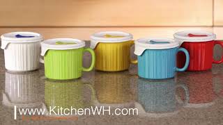 Corningware Multicolored PopIn Mugs [upl. by Vito]