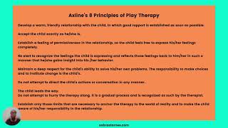 Axline’s 8 Principles of Play Therapy [upl. by Teleya]