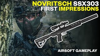 Novritsch SSX303 First Impressions  Airsoft Sniper Gameplay AMAZING but FLAWED [upl. by Konopka]