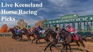 Live Keeneland Horse Racing Picks [upl. by Folsom]