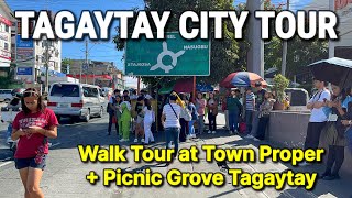 🇵🇭 TAGAYTAY CITY TOUR Philippines 2024  Town Proper Walking Tour  Picnic Grove Tagaytay [upl. by Oulman]