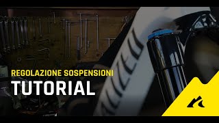 TUTORIAL  Regolazione delle sospensioni MTB [upl. by Cirdet]