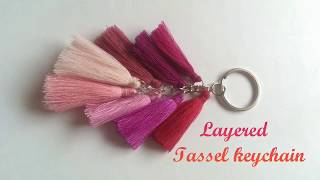 DIY Tassel keychain ✔ [upl. by Yand913]