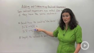 Adding and Subtracting Radical Expressions [upl. by Adnaloj]