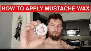 How to use Mustache Wax [upl. by Fleisig137]