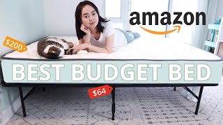 Best Budget Bed Under 100 – Zinus Smartbase Bedframe amp Inofia Mattress 2 Month Review [upl. by Kearney]