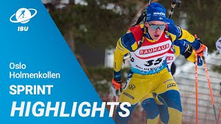 World Cup 2223 Oslo Holmenkollen Men Sprint Highlights [upl. by Autumn178]