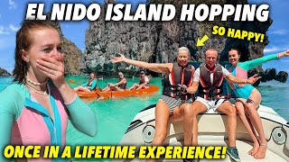 British Parents React to Filipino Island Hopping Paradise in El Nido Best Day Ever [upl. by Laraine]