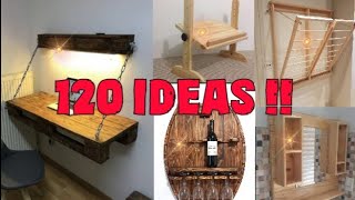 120 Ideas de madera que puedes hacer para vender y Generar Ingresos 🔥💰 [upl. by Dutch]