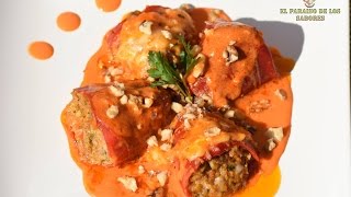 Pimientos del piquillo rellenos con atún Receta fácil [upl. by Eesak672]