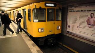 UBahn Berlin Bahnhof Alexanderplatz U2 1080p [upl. by Anialam457]