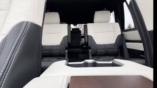 2024 Toyota Sequoia Capstone Rear Seats and Cargo Area  Car Conversations [upl. by Ayokahs]