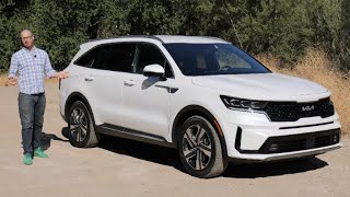 2022 Kia Sorento PHEV Test Drive Video Review [upl. by Yesdnik]