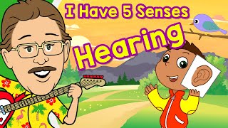 I Have 5 Senses  Hearing  Jack Hartmann Sense of Hearing [upl. by Ahsikrats]