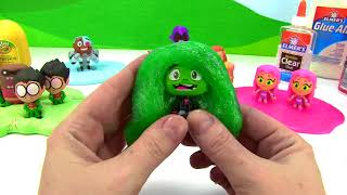 Fizzy and Phoebe Make DIY Teen Titans Slime [upl. by Favien]