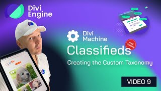 Divi Machine Classifieds Creating the Custom Taxonomy  Free Divi Course 9 [upl. by Rehpotsirahc]