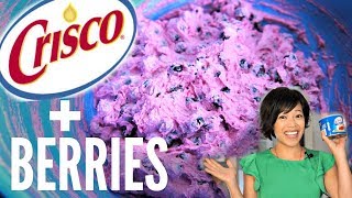 AKUTAQ Eskimo Ice Cream Recipe Test  Crisco amp Berries [upl. by Joseito]