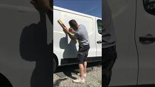 Camper conversion Renault trafic first time camper time lapse [upl. by Coltin]