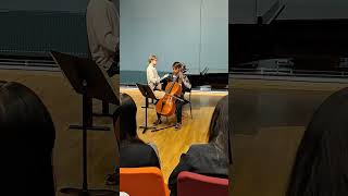 Recital BachCasadesus Cello Concerto in C Minor 2 year 5 month adult beginner cello progression [upl. by Sopher]