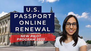 Renew your US passport ONLINE  Online Passport Renewal Update NEW program details [upl. by Emersen348]