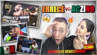 🇪🇸ESPAÑOLES REACCIONAN a ACZINO VS ERRECÉ  FINAL FMS INTERNACIONAL [upl. by Othella]