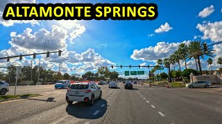 Altamonte Springs Florida Driving Through [upl. by Arri]