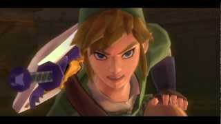 HD Skyward Sword  Cutscenes PART 11  The Triforce Wish but Ghiraham attacks [upl. by Noiraa]