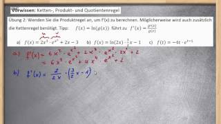 Ableiten Produktregel  Exponentialfunktion ★ viele Beispiele [upl. by Attenej267]